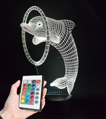 מנורת led דולפין