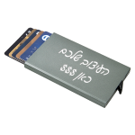 ארנק אלומניום עם חריטה אישית — תצוגה 1
