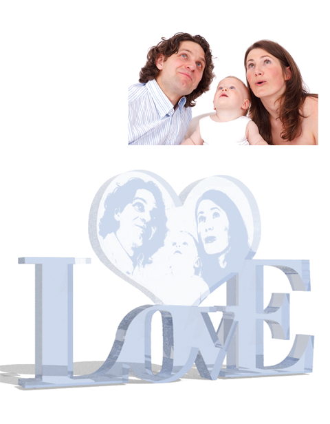חריטה LOVE