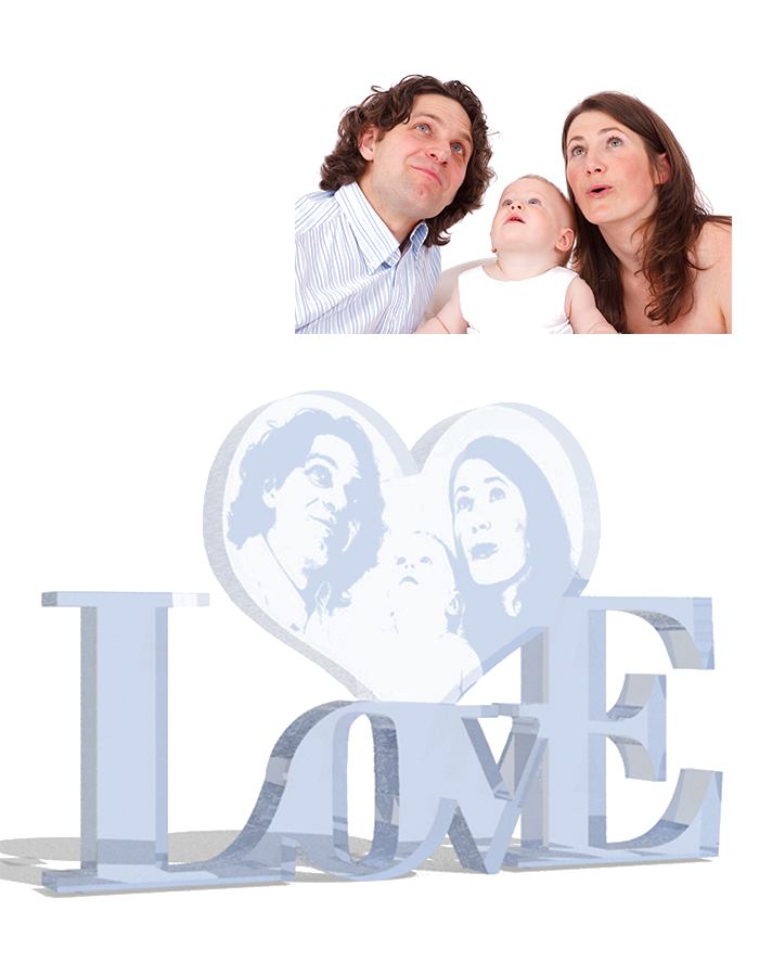 חריטה LOVE