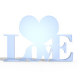 חריטה LOVE — תצוגה 3