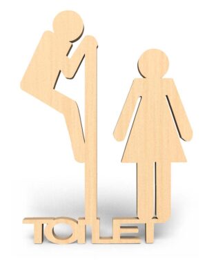 שלט שירותים