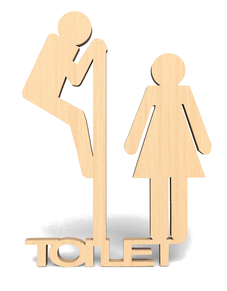 שלט שירותים