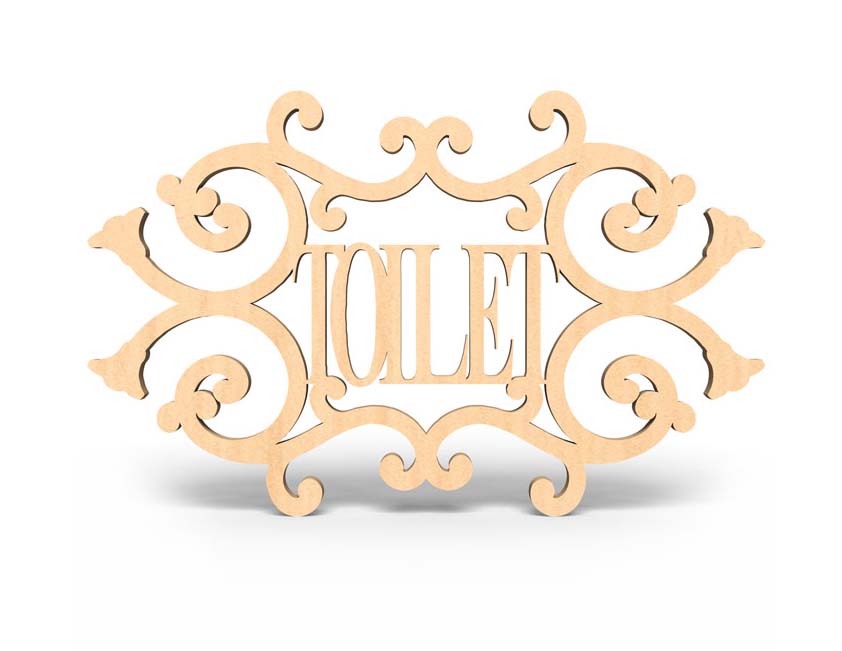 שלט לשירותים