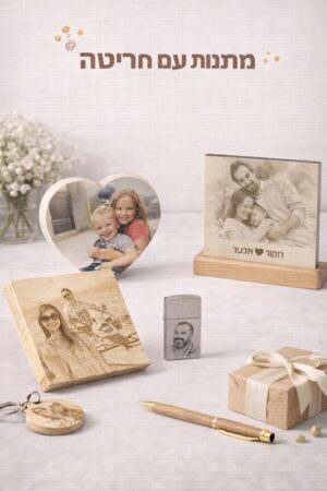 מתנות עם חריטה