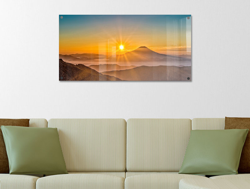 הדפסה על זכוכית - זריחה