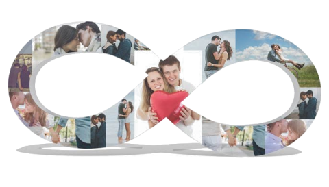 אין סוף מעוצב עם תמונות