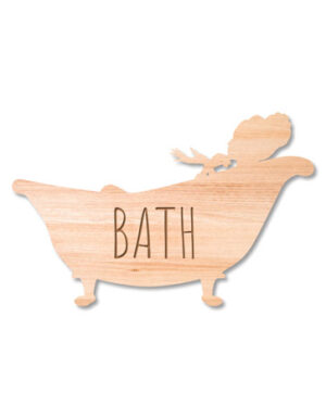 שלט לאמבטיה