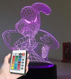 מנורת LED ספיידרמן