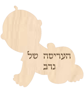 שלט לתינוק בעיצוב אישי