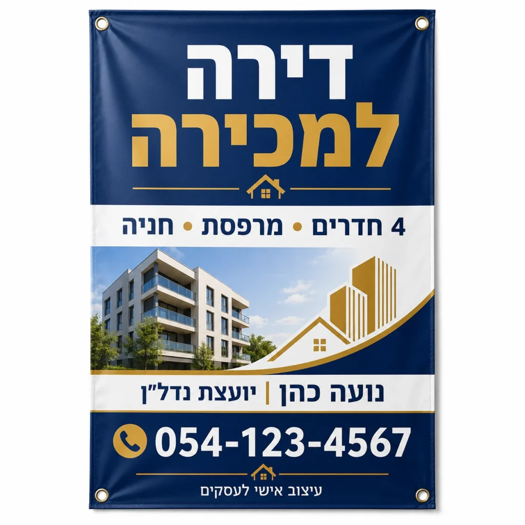 באנר שמשונית בעיצוב אישי