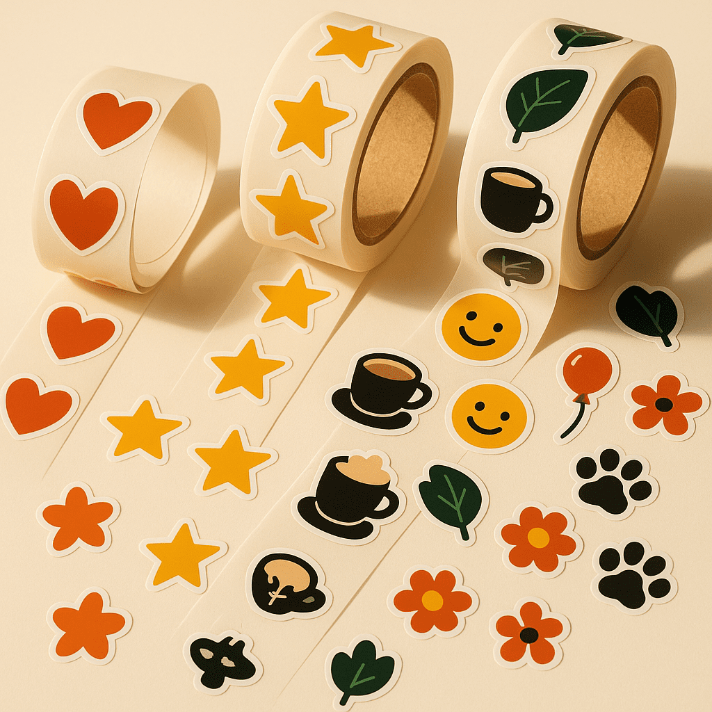 מדבקות חיתוך בעיצוב אישי — Die-Cut Stickers